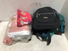 5 X ASSORTED BAGS TO INCLUDE AOTIAN SMALL BLACK BACKPACK