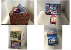 BOX OF ASSORTED KIDS TOYS TO INCLUDE TYBO TIDY TIE-DYE DESIGN STUDIO