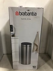 BRABANTIA TOUCH BIN 30 LITRE FINGERPRINT PROOF MATT STEEL RRP- £125.95