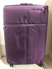 IT LUGGAGE TRAVEL CASE 3PCS PURPLE FABRIC SPINNERS HZ055