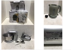 2 X KENWOOD DUSK COLLECTION 1.7L KETTLES VB026 TO INCLUDE KENWOOD CHEFETTE HAND MIXER