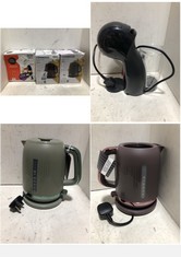 2 X KENWOOD DUSK COLLECTION KETTLES 1.7L VB031 TO INCLUDE DELONGHI DOLCE GUSTO PICCOLO XS COFFEE MACHINE VB018