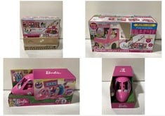 BARBIE DREAM CAMPER PLAYSET TO INCLUDE BARBIE AIRPLANE ADVENTURE DOLL AND PLAYSET TOTAL RRP- £100