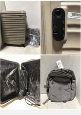 WITTCHEN TRAVEL CASE PUTTY HARDSHELL MEDIUM/LARGE SPINNER TO INCLUDE KIPLING BASIC BACKPACK GREY GRIS