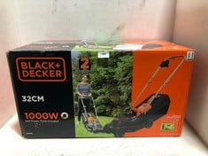 BLACK + DECKER 32CM 1000W ROTARY LAWN MOWER MODEL NO-BEMW351