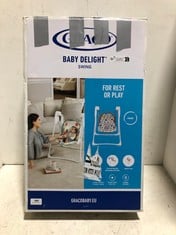 GRACO PARADE BABY DELIGHT SWING SUITABLE FROM BIRTH TO APPROX 9 MONTHS