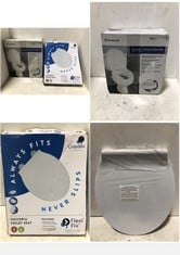 HOMECRAFT SAVANAH RAISED TOILET SEAT TO INCLUDE CROYDEX FLEXI FIT VICTORIA TOILET SEAT