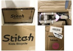 STITCH KIDS BICYCLE 14 INCH PINK SKU:STITCH059PK-14 RRP- £150