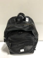 TIBA+MARL BLACK LEATHER CHANGING BACKPACK RRP- £165