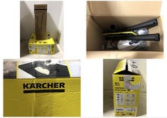 RUSSELL HOBBS STEAM & CLEAN STEAM MOP MODEL NO-RHSM1001-G-AZ TO INCLUDE KARCHER SC1 EASYFIX STEAM CLEANER