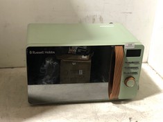 RUSSELL HOBBS 17L 700W MICROWAVE LIGHT SAGE GREEN MODEL NO-RHMD714MG-MN