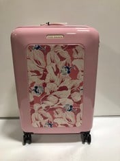 TED BAKER TRAVEL CASE PINK HARDSHELL MEDIUM SPINNER RRP- £137