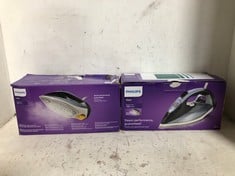 2 X PHILIPS AZUR STEAM IRON 7000 SERIES