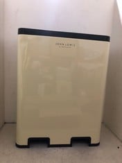 JOHN LEWIS 60L 2 SECTION RECYCLER BIN CREAM RRP- £100