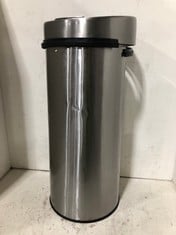 STAINLESS STEEL ROUND WASTE BIN (BROKEN)