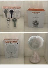 8 X ASSORTED FANS TO INCLUDE ANYDAY 9" DESK FAN