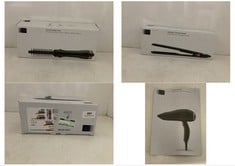 3 X ASSORTED JOHN LEWIS HAIR STYLERS TO INCLUDE VOLUME AIRSTYLER LIFT ENHANCING WITH 2 BRUSH ATTACHMENTS