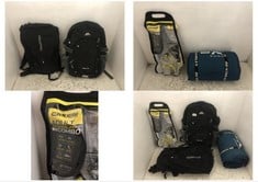 4 X ASSORTED ITEMS TO INCLUDE SALOMON TRAIL BLAZER 10 BACKPACK BLACK