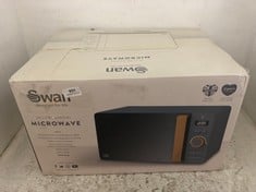 SWAN 20 LITRE800W DIGITAL MICROWAVE SLATE GREY