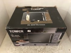 TOWER 20L 800W MICROWAVE SILVER