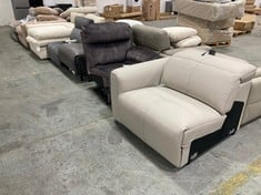 APPROX 8 X ASSORTED SOFA PARTS TO INCLUDE CADENZA MIDDLE SOFA PART IN LIGHT PINK FABRIC (PARTS ONLY) (ZONE 2) (KERBSIDE PALLET DELIVERY)