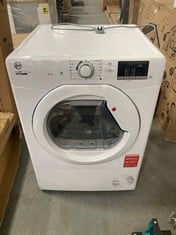 HOOVER H-DRY 300 LITE FREESTANDING CONDENSER TUMBLE DRYER IN WHITE - MODEL NO. HLEC10DE-80 - RRP £339 (ZONE 2)