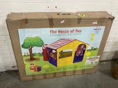 PALPLAY THE HOUSE OF FUN GARDEN PLAYHOUSE - RRP £110 (ZONE 2)