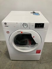 HOOVER H-DRY 300 LITE FREESTANDING 9KG VENTED TUMBLE DRYER IN WHITE - MODEL NO. HLEV9DG-80 - RRP £280 (ZONE 2)