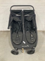 BABY JOGGER DOUBLE CITY TOUR 2 DOUBLE STROLLER IN BLACK - RRP £449 (ZONE 2)