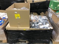 PALLET OF ASSORTED SHOES TO INCLUDE ESSENTIALS WOMENS BALLET FLATS IN CAMEL SIZE 7.5 (ZONE 2) (KERBSIDE PALLET DELIVERY)