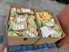 PALLET OF ASSORTED FOOD TO INCLUDE WHOLE FOOD EARTH SESAME SEEDS UNHULLED 3KG - BBE: 12/2024 (ZONE 3) (KERBSIDE PALLET DELIVERY)