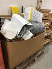 PALLET OF ASSORTED ITEMS TO INCLUDE KETER 3 X 14L STYLE DRAWERS (ZONE 3) (KERBSIDE PALLET DELIVERY)