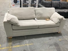 3 SEATER SOFA IN CREAM FABRIC (ZONE 1)