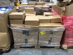 PALLET OF ASSORTED SHOES TO INCLUDE ESSENTIALS WOMENS CLOG SHOES IN SAND SUEDE SIZE 4 (ZONE 5) (KERBSIDE PALLET DELIVERY)