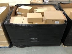 PALLET OF ASSORTED SHOES TO INCLUDE ESSENTIALS WOMENS SPORT SANDALS IN CAMEL SIZE 4 (ZONE 5) (KERBSIDE PALLET DELIVERY)