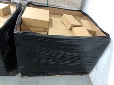 PALLET OF ASSORTED SHOES TO INCLUDE ESSENTIALS WOMENS SHARLING BOOT IN CHESTNUT BROWN SUEDE (ZONE 5) (KERBSIDE PALLET DELIVERY)