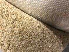 APPROX 3.35 X 5M ROLLED CARPET IN SAND DUNE (COLLECTION ONLY)