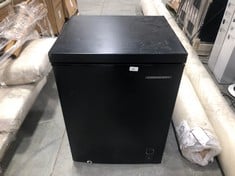 COOKOLOGY 142L CHEST FREEZER IN BLACK - MODEL NO. CCFZ142BK - RRP £165 (ZONE 7)