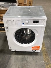 INDESIT FREESTANDING INTEGRATED WASHING MACHINE IN WHITE (DOOR LOCKED) (ZONE 2)