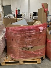 PALLET OF ASSORTED ITEMS TO INCLUDE SINGLE FOLDING MEMORY FOAM MATTRESS IN GREY (ZONE 6) (KERBSIDE PALLET DELIVERY)