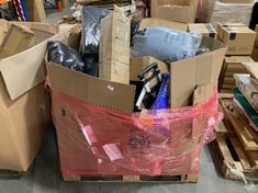 PALLET OF ASSORTED ITEMS TO INCLUDE BASICS 29'' TOWER FAN TO INCLUDE LEARNING EASEL (ZONE 6) (KERBSIDE PALLET DELIVERY)