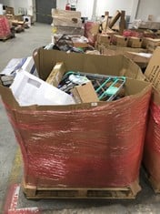 PALLET OF ASSORTED ITEMS TO INCLUDE HOMECRAFT SAVANAH RAISED TOILET SEAT TO INCLUDE ADDIS DELUXE 3 TIER CLOTHES AIRER (ZONE 6) (KERBSIDE PALLET DELIVERY)