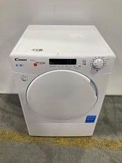 CANDY SMART FREESTANDING 9KG TUMBLE DRYER IN WHITE - MODEL NO. CSEV9DF-80 - RRP £239 (ZONE 1)