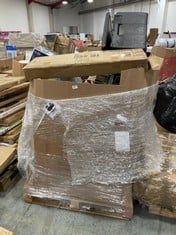 PALLET OF ASSORTED ITEMS TO INCLUDE HOMCOM 4 TIER FOLDING CLOTHES AIRER - MODEL NO. 03-0063 (ZONE 7) (KERBSIDE PALLET DELIVERY)