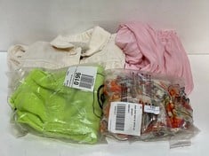 4 X ASSORTED ADULT CLOTHING ITEMS TO INCLUDE MAIN EVENT MIDI MESH DRESS MULTICOLOUR - SIZE XS - TOTAL RRP £406