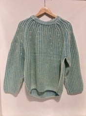 2 X TAKE ME HOME KNIT SWEATER LIGHT BLUE - SIZE XS - TOTAL RRP £280