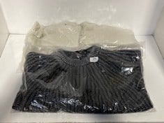 3 X ASSORTED XS ADULT CLOTHING ITEMS TO INCLUDE TAKE ME HOME PULLOVER KNIT SWEATER - SIZE XS - TOTAL RRP £420