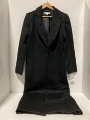 2 X DIGER WOOL LONG COATS IN BLACK SIZE M TOTAL RRP £ 536