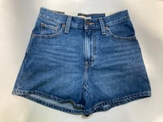 2 X LEVI'S 80S MOM JEANS IN INDIGO SIZE 25W TOTAL RRP- £ 112