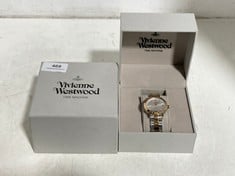 VIVIENNE WESTWOOD TIME MACHINE BLOOMSBURY LADIES SILVER WATCH - MODEL NO. VV15RSSL - RRP £290